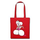 Spreadshirt Diddl Diddlmaus Coole Pose Stoffbeutel, R
