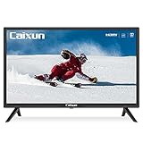 Caixun EC24Z2 Fernseher 24 Zoll (61 cm) HD LED TV mit integriertem HDMI, USB, Triple Tuner,DVB-T/T2/S/S2,VGA,PC-Monitor-Anschluss [Modelljahr 2021]