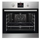 AEG BPS33102ZM Einbau-Backofen mit Pyrolytische Selbstreinigung / Grillfunktion / Display mit Uhr / Kindersicherung