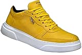 Knack 222 Herren Schuhe Freizeitkleidung Mode Alltagsschuhe | Leicht Atmungsaktiv Business Casual Walking Schuhe | Gelb, gelb, 41 1/3 EU