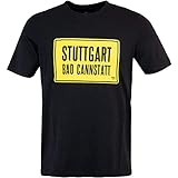 VfB Stuttgart Jako Bad Canstatt T-Shirt (3XL, schwarz)