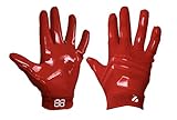 FRG-03 rot professionell Receiver Fußball Handschuhe, RE, DB, RB (L)