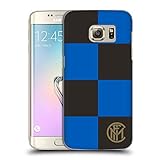 Head Case Designs Offizielle Zugelassen Inter Milan Square Pattern Grafiken Harte Rueckseiten Handyhülle Hülle Huelle kompatibel mit Samsung Galaxy S7 Edg