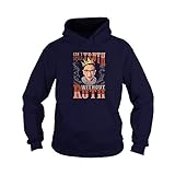 Uzubunki T-Shirt mit Aufschrift 'Can't Spell Truth Without Ruth', Geschenkidee, Hoodie Navy, XXXL