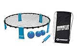 Schildkrüt Unisex Erwachsene Roundnet Round Net Set, Schwarz-Blau, 90cm EU