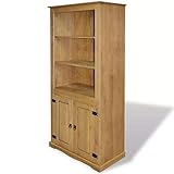 vidaXL Schrank Anrichte Sideboard im Mexiko-Stil Kiefer Massiv 80 x 40 x 170