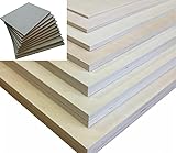 Sperrholz Birke Multiplex Sperrholzplatte Birkensperrholz Bastelholz plywood (30mm, 50 x 30 cm)