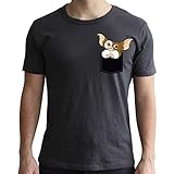 ABYstyle - Gremlins - T-Shirt - Gizmo Tasche - Dunkel grau - Herren (XL)