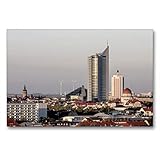 CALVENDO Premium Textil-Leinwand 90 x 60 cm Quer-Format Leipzig, Leinwanddruck von Thomas Polsk