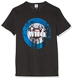Amplified Herren The Who-Target T-Shirt, Grau (Charcoal Cc), XXL