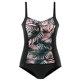 Lascana - Badeanzug (75 E Black Print)