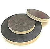 Runde Holzscheibe Holz Rund Birke Siebdruckplatte Scheibe Multiplex Tischplatte Rundholz (Stärke/Dicke 27mm, Ø 300mm)