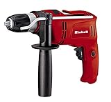 Einhell 4258682 Schlagbohrmaschine TC-ID 650 E (650 W, Bohrleistung Ø Holz 25 mm, Beton 13mm, Metall 10 mm, Metall-Tiefenanschlag, Gürtelhaken)