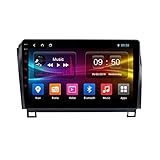 Autoradio Sat NAV Kompatibel mit Tundra XK50 2007-2013 IPS Touchscreen GPS Android 10.0 Unterstützung Lenkradsteuerung BT Mirror-Link 4G WiFi Mit Rückfahrk