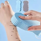 Super Soft Exfoliating Bath Sponge, 2 PCS Körper Schwamm Zum Reinigen Peeling, Körper Peeling-Schwamm Tote Haut Entfernen Handbrause Massage, Massageschwamm Duschschwamm Badeschwamm(blau+grau)