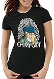 style3 Oh My GOT Damen T-Shirt staffel8 lied von EIS und Feuer, Farbe:Schwarz, Größe:XL