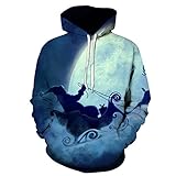XWLY Kapuzenpullover Herren Frühling Herbst Jugend Trend Mode Dünnschliff Männer Sweatshirt Urban Lose 3D Druck Täglich Dating Festival Causal Atmungsaktiv Paare Pullover WY-1767 M