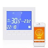 Fogun Wlan Thermostat Smart Raumthermostat Heizkörperthermostat Heizungsthermostat, Digital Heizungsregelung Programmierbar mit LCD Touchscreen 240V 16