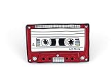 Naehgedoens.de Pin Old School Kassette | Tape | A-Seite | Rost-Rot | Brosche | Anstecknadel | Ansteck