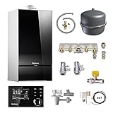 BUDERUS | Gas-Brennwertgerät-Set | Logaplus W42S | GB182i-14S | 14 kW