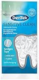 40 St. DenTek Sensitive Clean Zahnseide-Sticks - für sensibles Zahnfleisch - engstehende Zähne - Zahnreinigung der Zahnzwischenräume - Minzgeschmack - Fluorid - Zahnstocher - Zungenreinig
