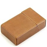 Zigaretten Boxen Pu Material Zigarettenetui Für Frauen Männer Tragbare Zigretten Fall Rahmen Zigarettenclip Wasserdichtes Splash-zigarettenetui-abdeckung Für 20 Zigarettenkapazität(Size:10*6*3cm)