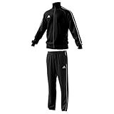 adidas Herren Polyesteranzug Core 18 Black/White M