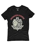 Monster Hunter Emblem Männer T-Shirt schwarz L 100% Baumwolle Fan-Merch, Gaming