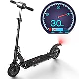 Elektro Scooter 30 Km Reichweite 350W Motor E-Scooter 8 Zoll Vollreifen Faltbarer Elektroroller für Jugendliche Und Erwachsene - S1