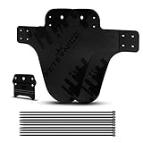 FETESNICE 2Pcs Mud Guard Plus 26' 650B 27,5' 29' MTB Schutzblech Spritzschutz Bike Fahrrad MTB Kabelbinder(Schwarz)