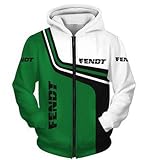 Cronell Story Herren Winter Außen Digitaldruck FENDT Logo Jacke Baseball Uniform Fluganzug (1,2XL)