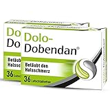 Doppelpack DOLO-DOBENDAN Lutschtabletten bei starken Halsschmerzen mit betäubender Wirkung, 2x 36 Tab