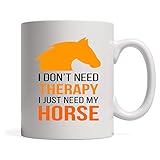 N\A Ich Brauche Keine Therapie, ich Brauche nur Meine Pferdekaffeetasse. Reitgeschenk