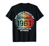 60. Geburtstag Einmalig Seit September 1961 60 Jahre Vintage T-S