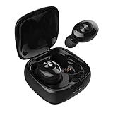 Kabellose Bluetooth-Kopfhörer, In-Ear-Kopfhörer Bluetooth 5.0, Noise Cancelling Sport Earbuds mit Intelligenten Metall Ladeetui,W