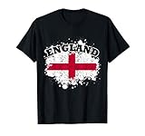 England Fan Trikot Geschenk I England Fussball Flagge T-S