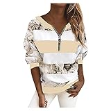 Damen Mode Motiv Tunika Streetwear Langarmshirt Bluse Lange Ärmel Hemd Sweatshirt Tops Elegant Lässig Große Größen Lose Bluse Tops Stilvolles Freizeit Einfach Bequem Shirt Sweatjacke Ob