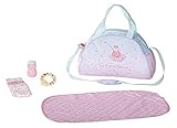 Baby Annabell 703151 Wickeltasche für 43cm Puppe - Leicht für kleine Hände, Kreatives Spiel fördert Empathie & Soziale Fähigkeiten, für Kleinkinder ab 3 Jahren - Inklusive Wickelauflage &