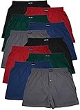 MioRalini 10 Boxershort Baumwolle Artikel: 5 Farben mit Eingriff, Groesse: 3XL-9