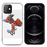 iPhone 12 Mini Handyhülle Akira Anime, Silikon TPU Glas Gehärtetes Glas Back Cases Cover für iPhone 12