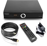 Xoro HRK 7672 HDD DVB-C HD Kabelreceiver (HDTV Twin Tuner, HDMI, USB PVR Ready, S/PDIF Opt., MiniSCART, ohne SATA Festplatte im FP-Schacht, 12V) schwarz, inkl. conecto® HDMI-Kab