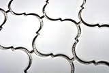 Handmuster Retro Vintage Mosaik Fliese Keramik Florentiner weiß matt MOS13-11WM_