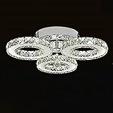 IREANJ Moderne Kronleuchter LED Decke Glanz Kronleuchter Wohnzimmer Cristal Glanz Kronleuchter Beleuchtung Anhänger Hängende Deckenvorrichtungen (Emitting Color : Cold White)
