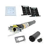 smarotech® Nachrüstset zum Modernisieren von Gurt/Kurbel: smarotech® Montageset SW40 (für 40mm 8-kant-Wellen) inkl. Rollladenmotor Oximo 40 io 4/16 (bis 1,7m²) und Smoove origin io p