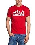 Walking Dead Evolution Zombie T-Shirt rot Gr.2XL