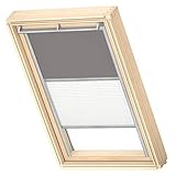 Velux, Original Verdunklungsvorhang für Dachfenster, Duo GGL, GGU, GPU, GPL/MK06 Grey/W