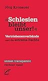 'Schlesien bleibt unser!': Vertriebenenverbände und die extreme Rechte (unrast transparent - rechter rand)