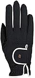 Roeckl Sports Reithandschuhe Lona, Touchscreen Compatible, Damen, schwarz-weiß, 8