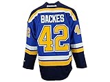 Reebok NHL Eishockey Trikot Jersey Premier St. Louis Blues David Backes #42 blau (S)