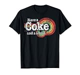 Coca-Cola Have A Coke And A Smile Retro Logo T-S